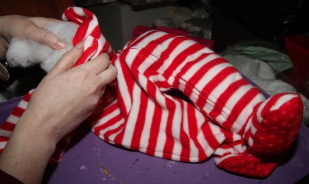 Labyrinth Movie Costumes - stuffing onesie