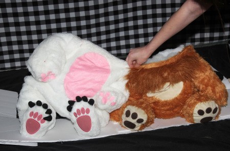 Claw Machine with Stuffed Animal Costumes - stuffed costume bodies