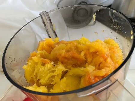 Butternut Squash in blender
