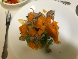 Ground Turkey and Sweet Potato Skillet