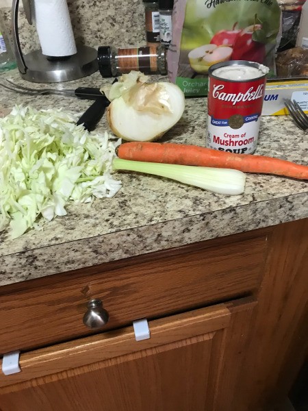 veggies for dish