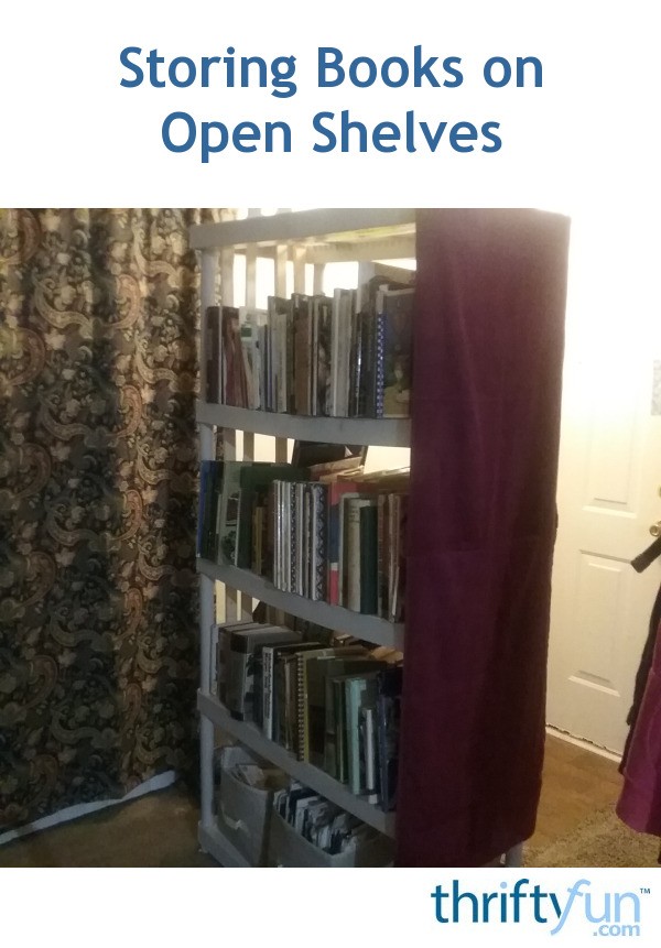 Storing Books on Open Shelves ThriftyFun