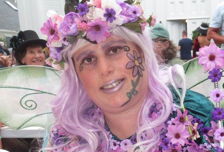 Enchanting Flower Fairies - purple daisy fairy