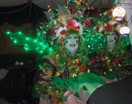 Two forest nymphs with light up wings.