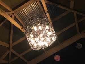 DIY LED Chandelier - lighted chandelier