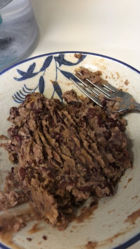 smashed Kidney Beans