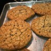 Gigantic Chocolate Chip Cookies on tray