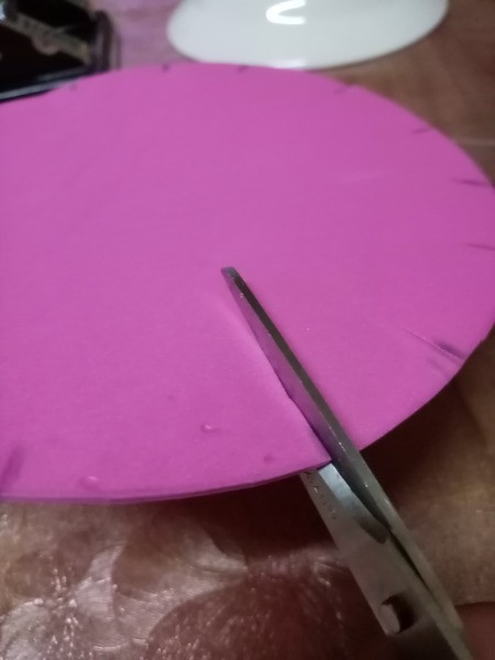 Foam Goody Bowl - cut in 1.5 to 2 inches