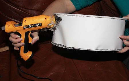 Making a frame to fill out the fake legs.