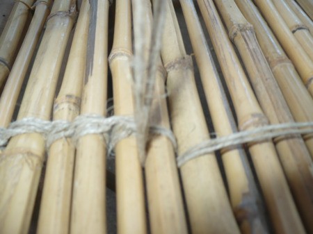 Repairing A Bamboo Coffee Table - another closeup