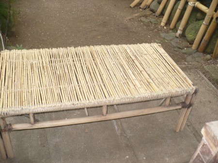 Repairing A Bamboo Coffee Table - varnish or leave natural