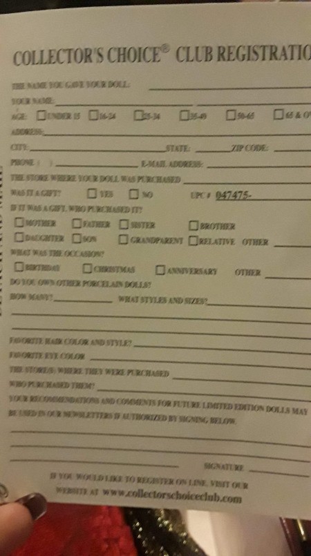Value of a Collectors Choice Porcelain Doll
