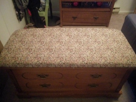 Value of a Murphy 7244 Pillow Top Cedar Chest - top view of the chest