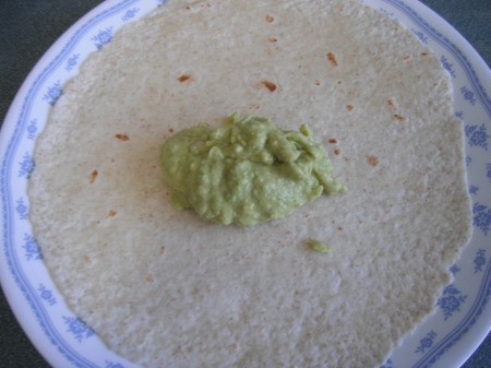 Avocado on Wrap