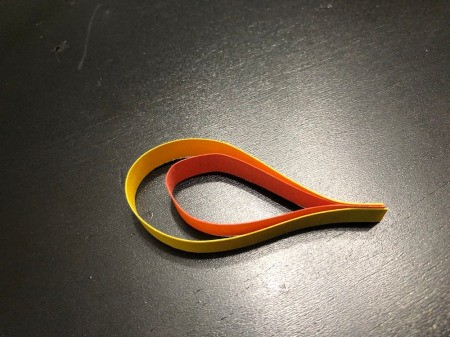 3D Funny Turkey Card - repeat with a longer strip in a different color