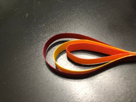 3D Funny Turkey Card - repeat with an even longer piece