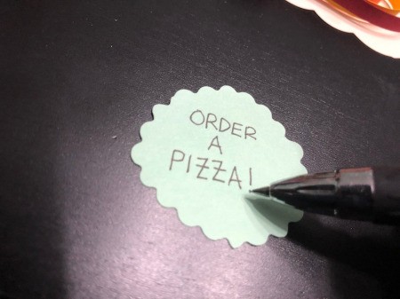 3D Funny Turkey Card - write Order a Pizza on the bubble
