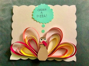 3D Funny Turkey Card