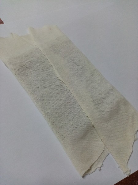 Making A Stamp Pad at Home - cover with the fabric