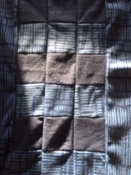 Scrap Quilt for a Baby Boy - finished top