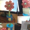 Flower Foam Pen Case and Stand - montage of the multi-purpose flower pen and stand