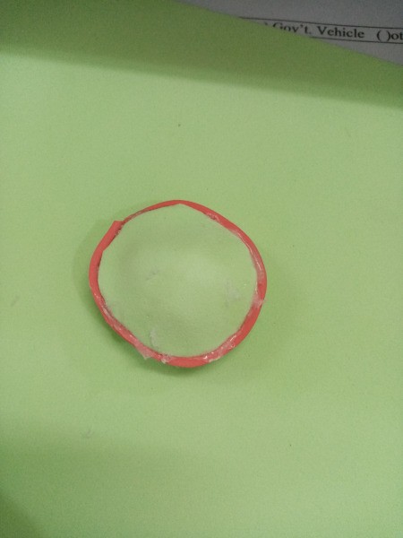 Flower Foam Pen Case and Stand - cover the ball with foam