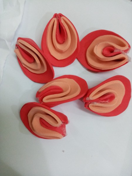 Flower Foam Pen Case and Stand - six more petals