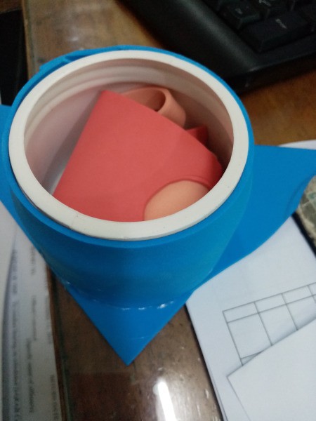 Flower Foam Pen Case and Stand - cover a small container with foam to make the vase, add foam scraps