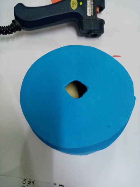 Flower Foam Pen Case and Stand - cut a foam circle for the top and cut a hole large enough for the pen/stem, glue in place