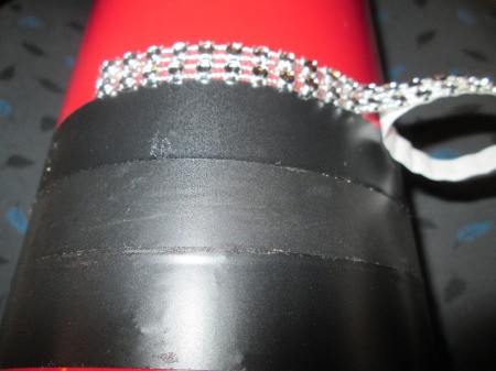 Santa Vase And Lamp - adding gem tapw