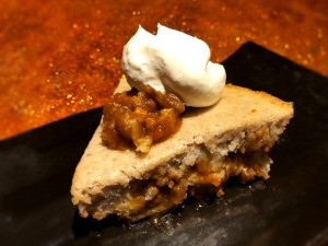 Butterscotch Banana Cake on plate