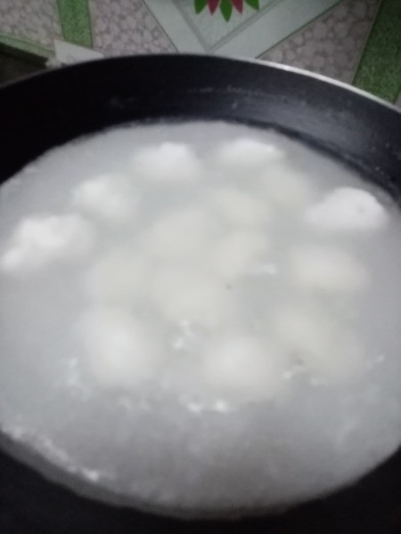 Savory Rice Balls in pan