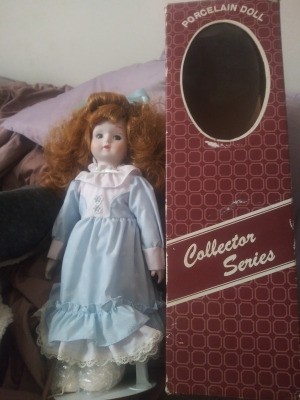 Identifying a Porcelain Doll - doll next to its box