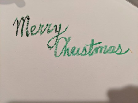 Christmas Tree Banner - Merry Christmas written out