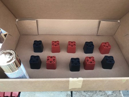 Let Love Grow Wedding Favor Gift - several pots inside a cardboard box for painting