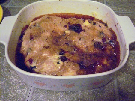 baked Blueberry Tea Cake