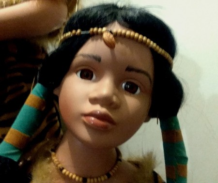 Value of Porcelain Native American Dolls