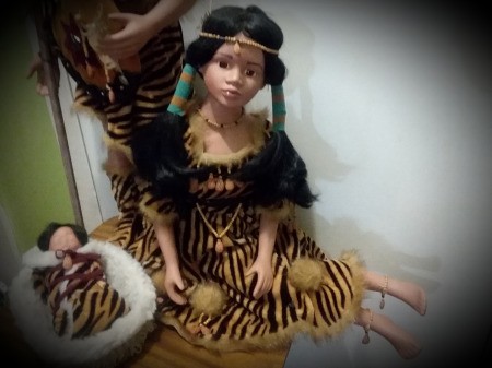 Value of Porcelain Native American Dolls