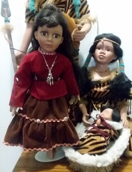 Value of Porcelain Native American Dolls