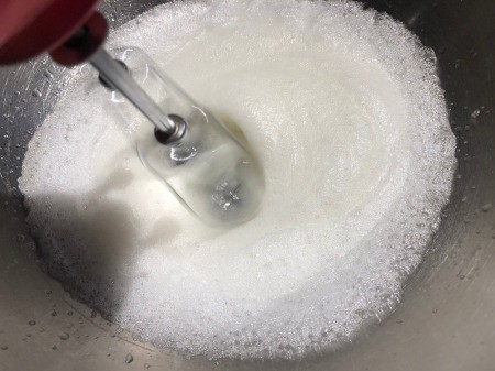 beating egg whites