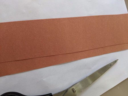 Reindeer Handprint Antler Hat - 2 strips of brown construction paper