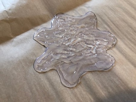 Melted Snowman Ornament - allow to dry