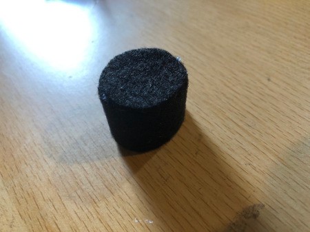 Melted Snowman Ornament - add smaller circle