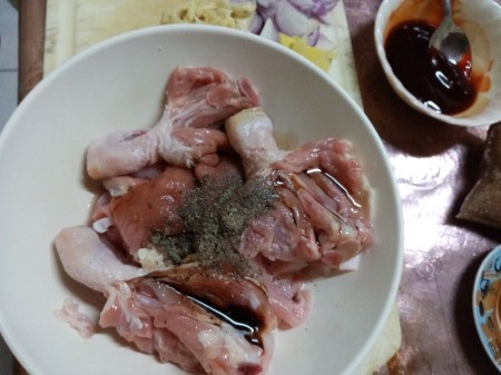 pepper & sauces onmeat