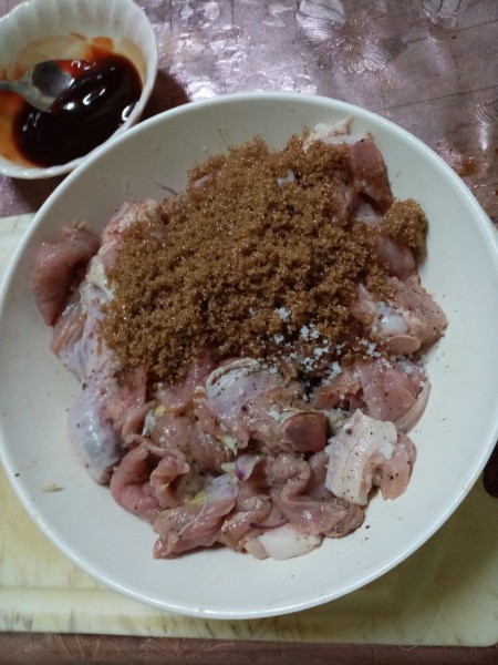 sugar added to meat