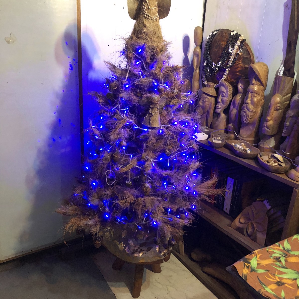 Coconut Fiber Christmas Tree | My Frugal Christmas