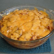 finished Cheesy Potatoes with Onions