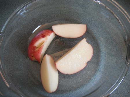 quartered potato in bowl
