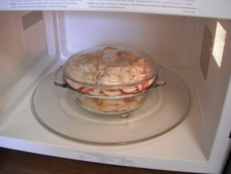casserole in Microwave