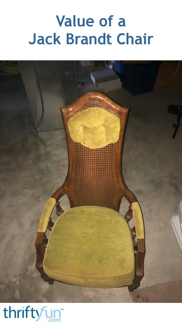 Value of a Jack Brandt Chair? ThriftyFun